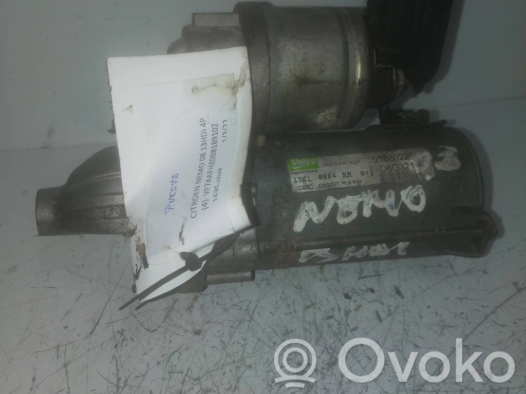 Стартер   D6G321,VALEO