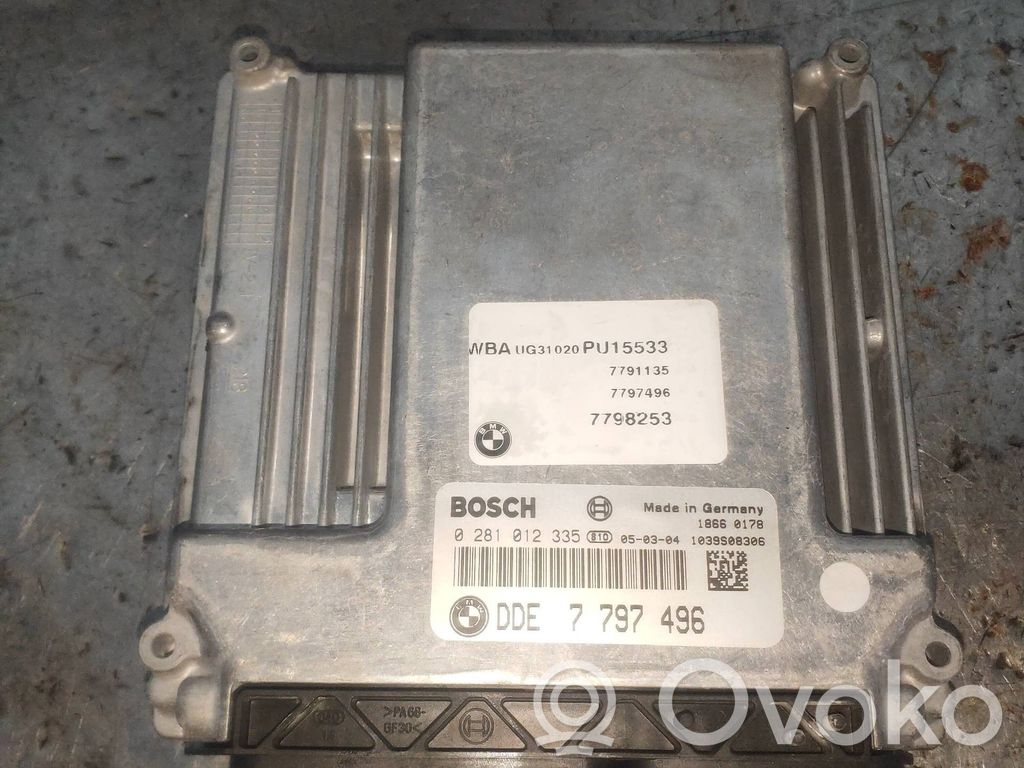 Variklio valdymo blokas   0281012335,7797496,7798253