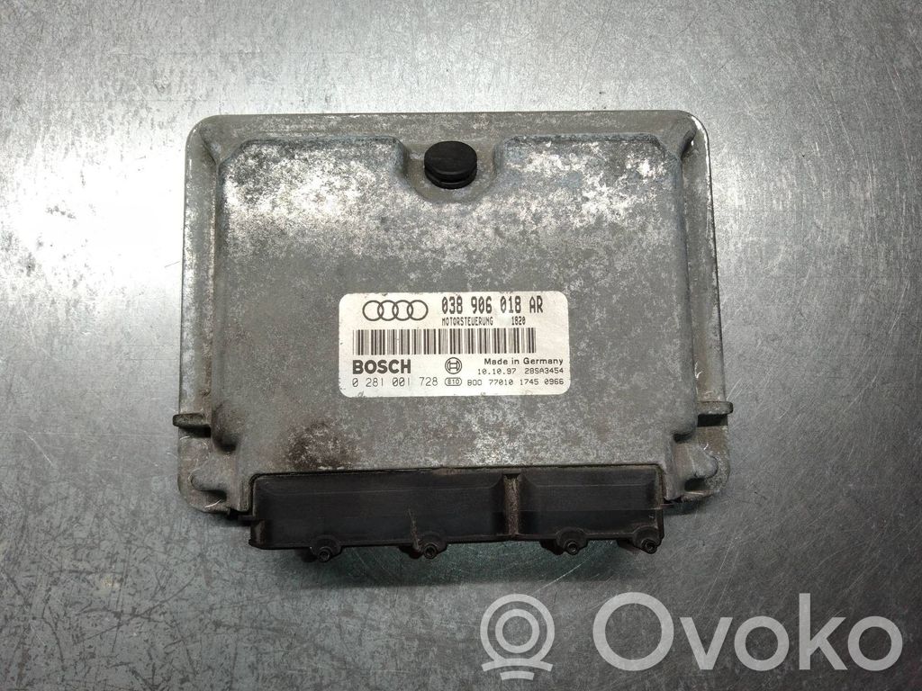 Engine control unit/module   0281001728,038906018AR