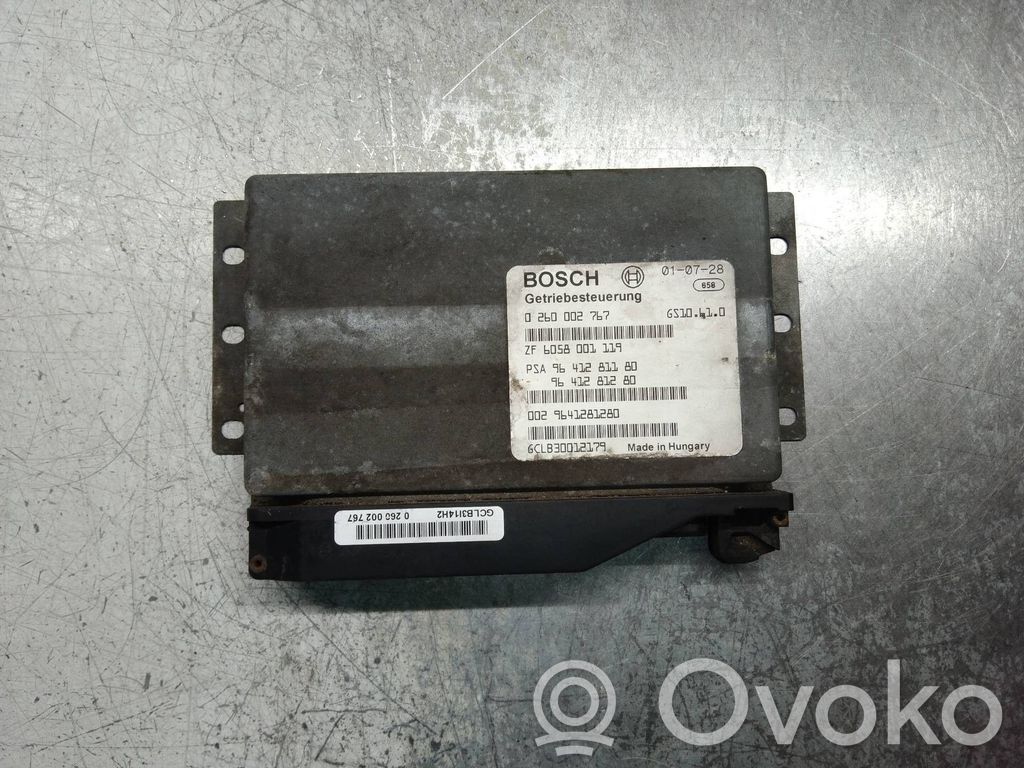 Gearbox control unit/module   0260002767,9641281180,9641281280