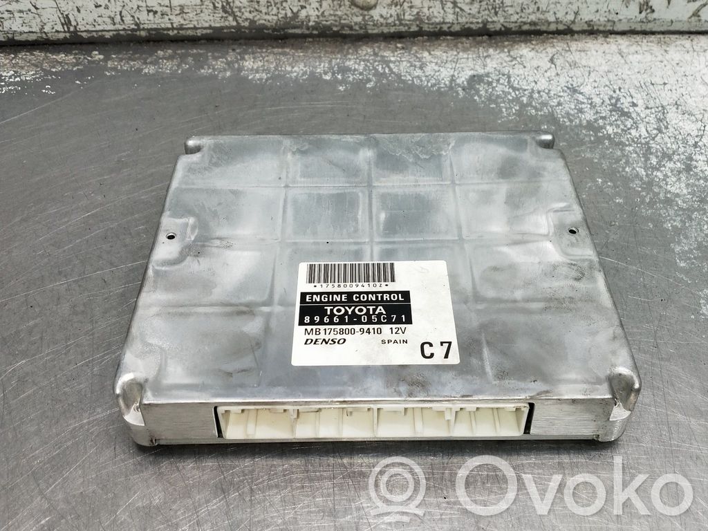 Toyota Avensis T250 Unitate/modul de control motor 
