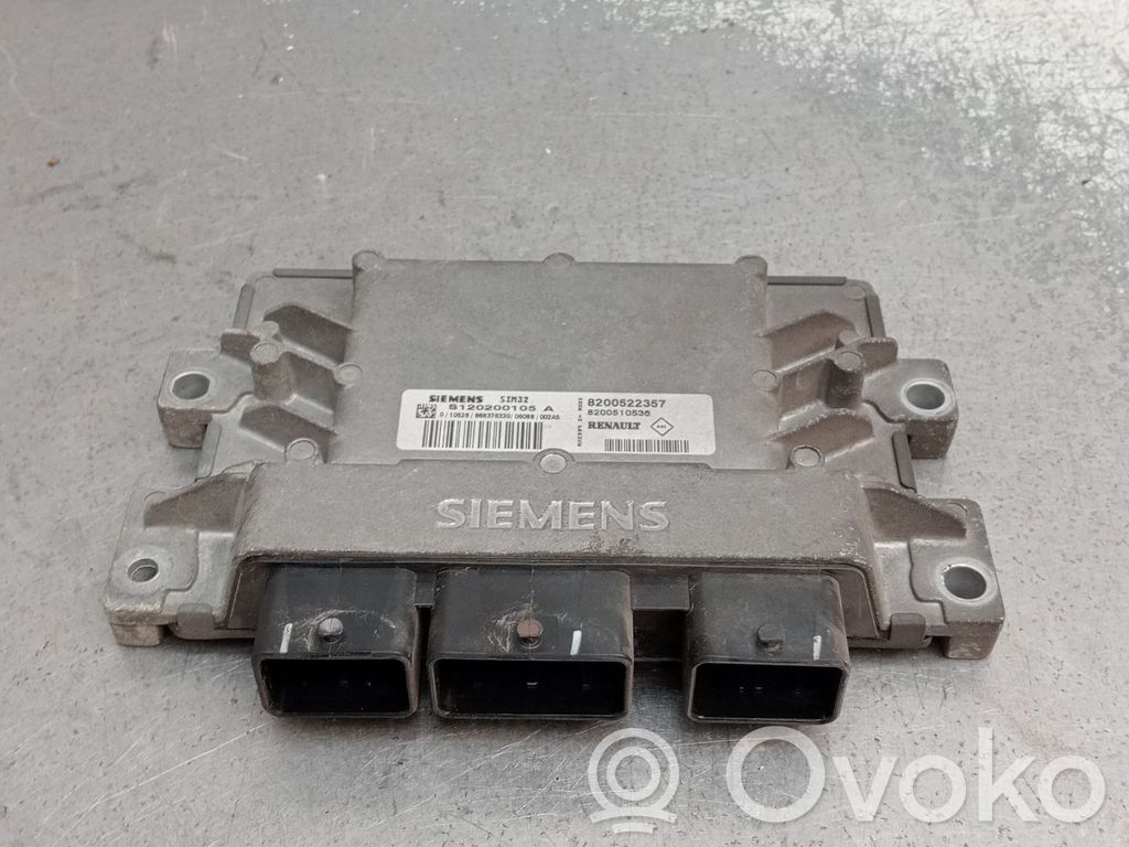 Unidad de control/módulo del motor   8200522357,8200510536,S120200105
