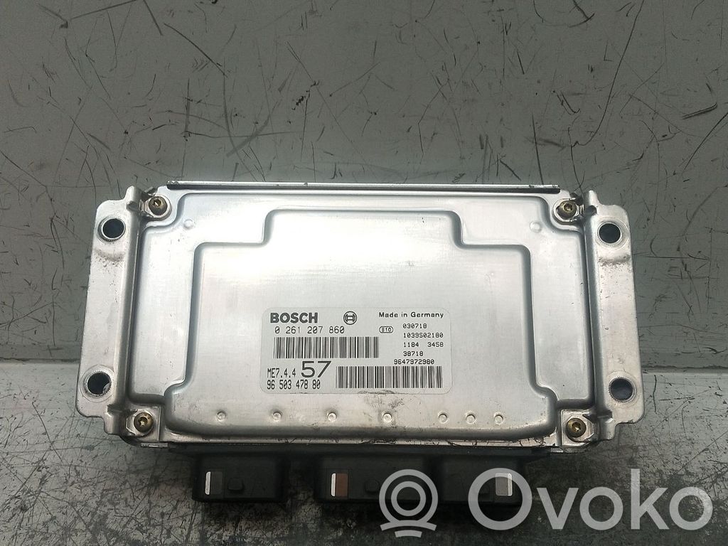 Engine control unit/module   0261207860,9650347880