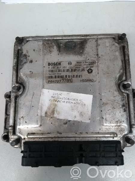 Engine control unit/module   0281011281,P04727770AD,HB5AA0