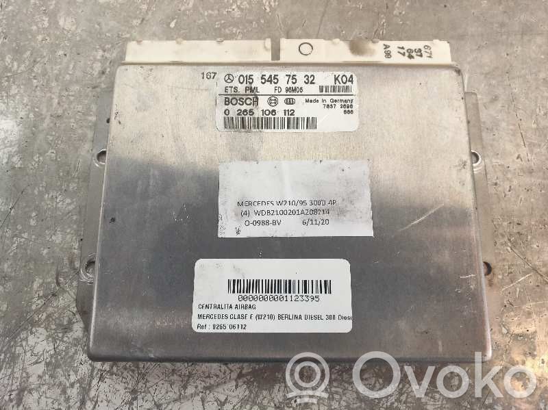 Mercedes-Benz E W210 Airbag control unit/module 