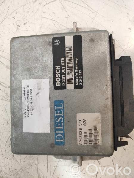 Engine control unit/module   0281001078,2243623,2242212