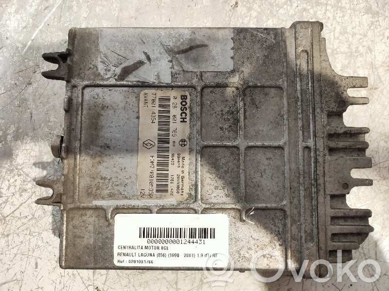 Engine control unit/module   0281001766,7700114354,H0M7700105952