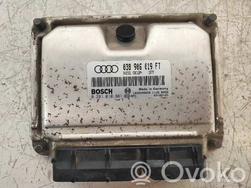 Unidad de control/módulo del motor   0281010981,038906019FT,EDC15P