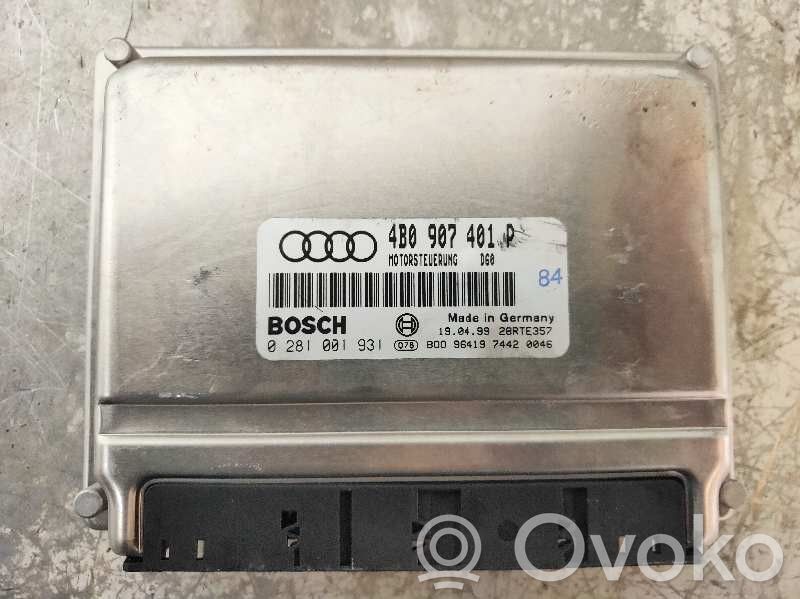Audi A6 Allroad C5 Moottorin ohjainlaite/moduuli 