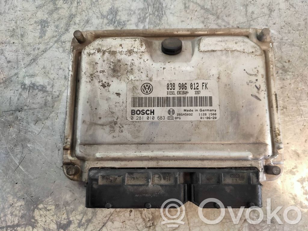 Engine control unit/module   0281010683,038906012FK,28SA5092BOSCH