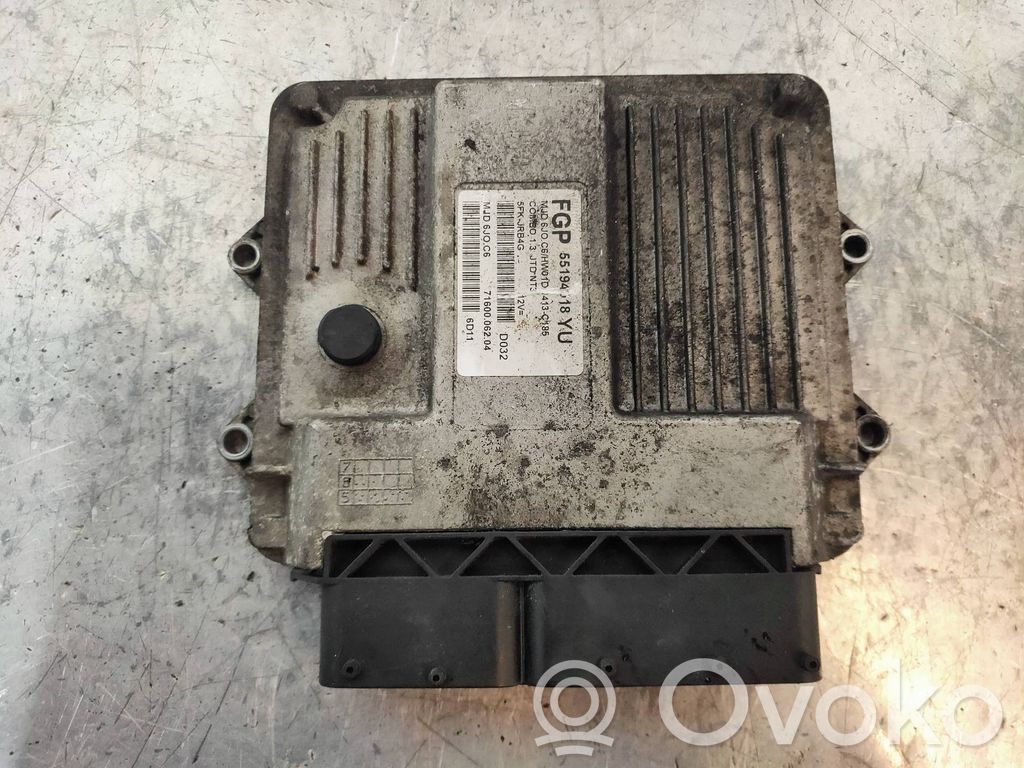 Engine control unit/module   55194018,MJD6JOC6,7160006204YU