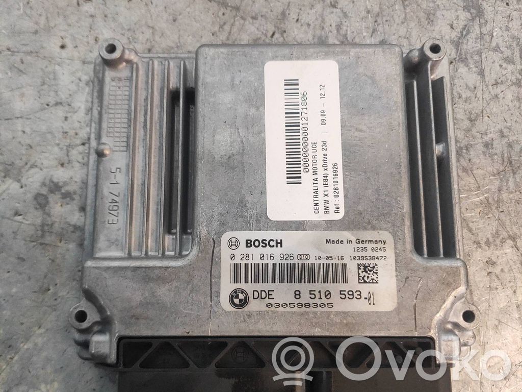 BMW X1 E84 Motorsteuergerät/-modul 