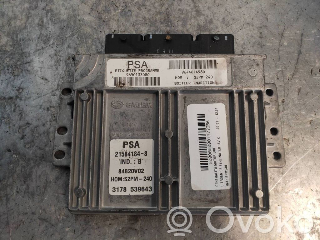 Citroen C5 Engine control unit/module 