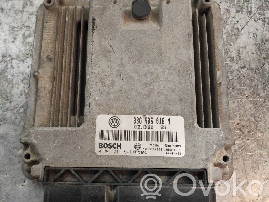 Volkswagen Caddy Centralina/modulo del motore 