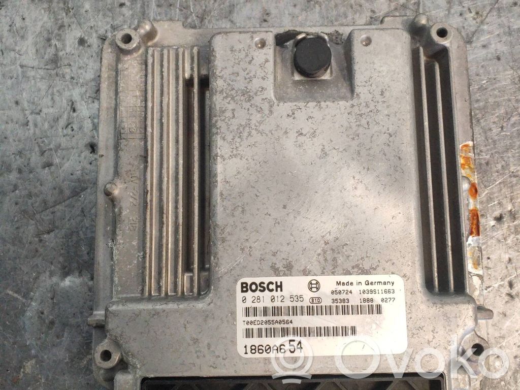 Engine control unit/module   0281012535,1860A654