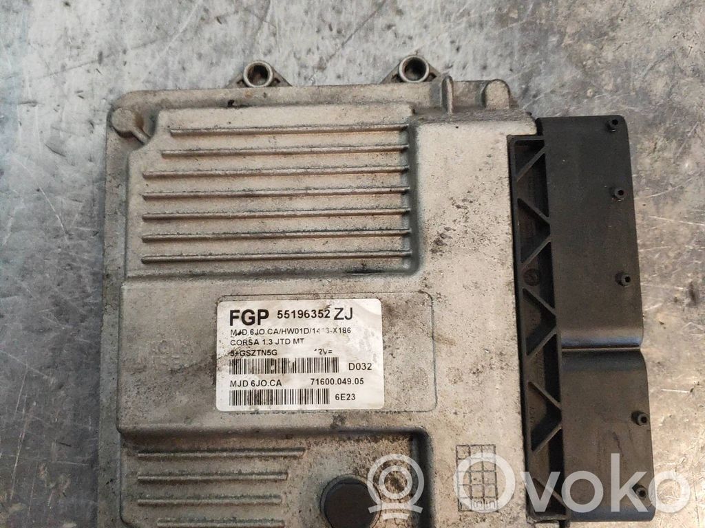 Engine control unit/module   55196352,MJD6JOCA,7160004905ZJ