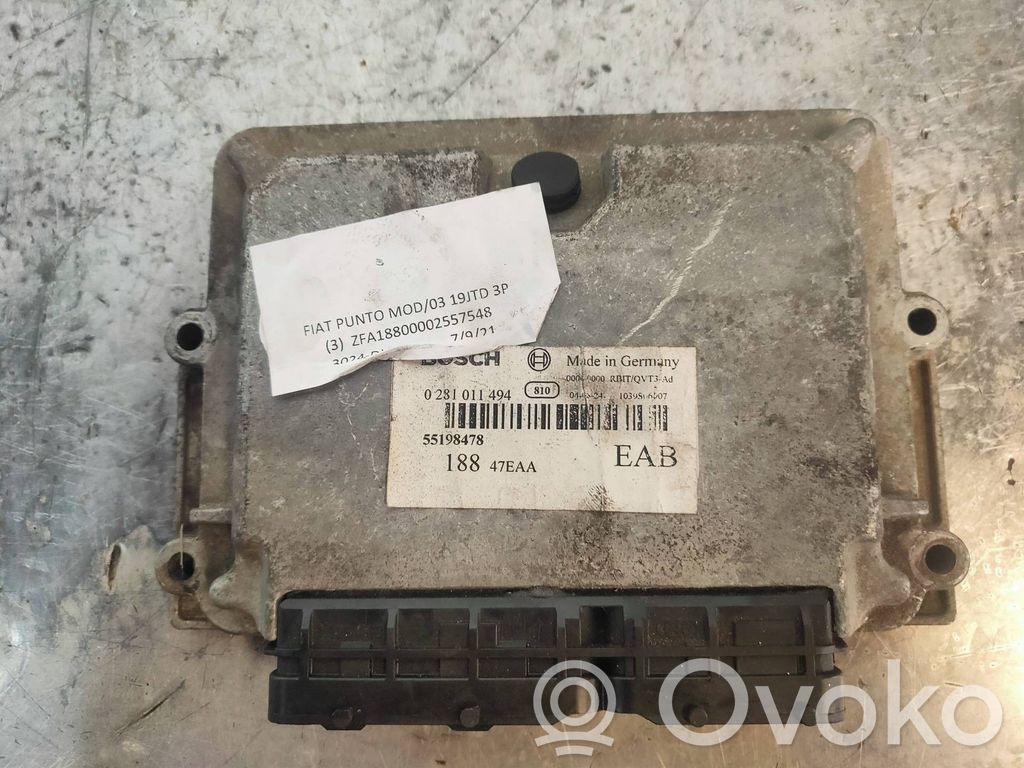 Fiat Punto (199) Engine control unit/module 