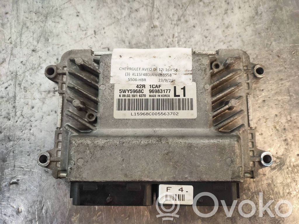 Engine control unit/module   5WY5968C,96983177,1CAF42RL1