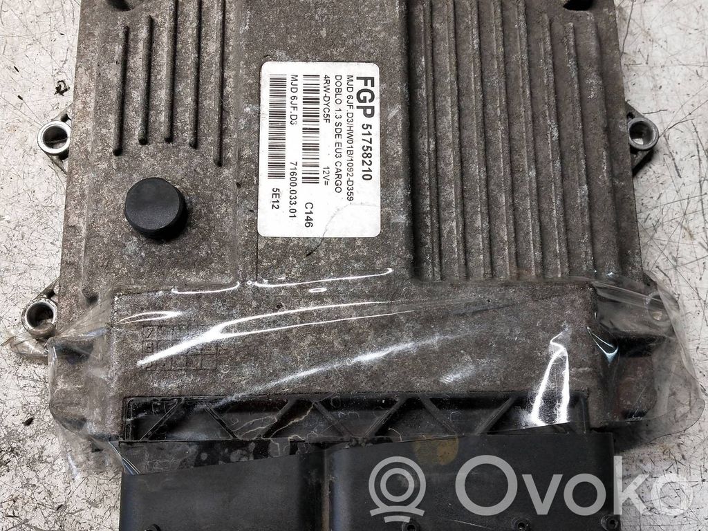 Fiat Doblo Unitate/modul de control motor 