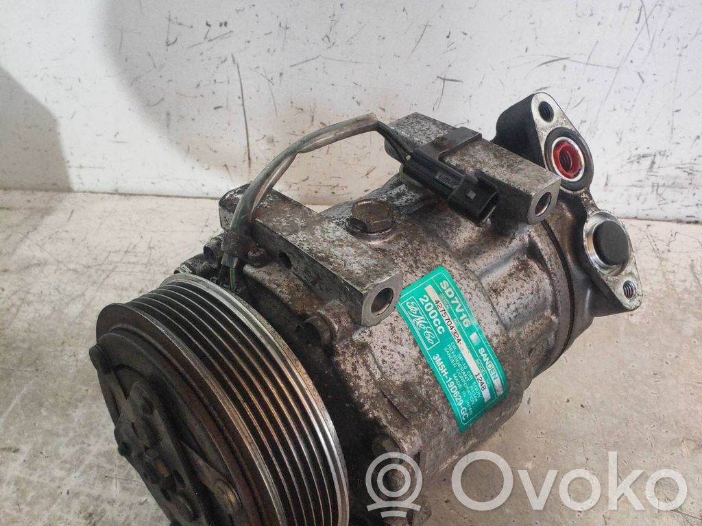 Air conditioning (A/C) compressor (pump)   SD7V161248,3M5H19D629GC