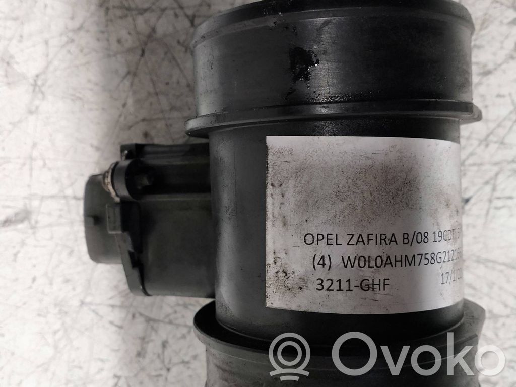 Opel Zafira B Ilmamassan virtausanturi 