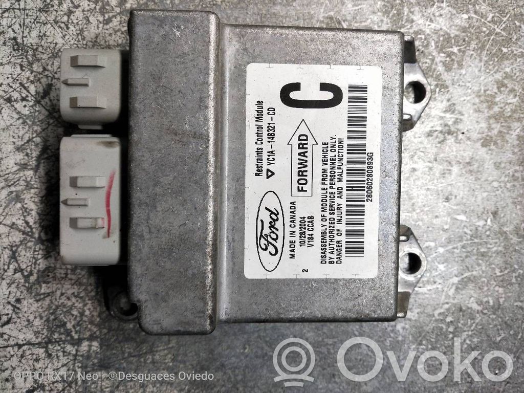 Airbag control unit/module   YC1A14B321CD,V184CCAB