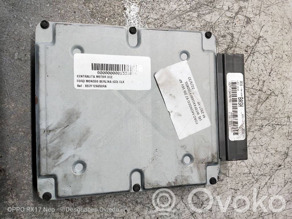 Engine control unit/module   XS7F12A650RA,BASH