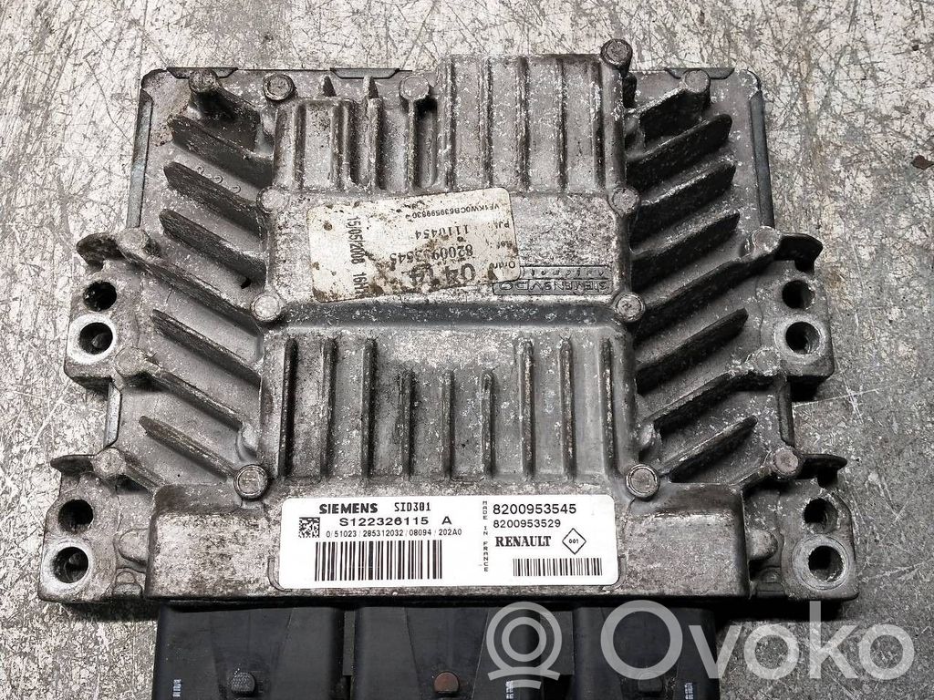 Engine control unit/module   S122326115,8200953545,8200953529