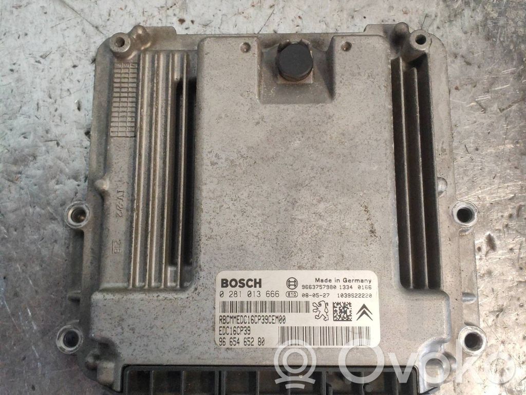 Citroen C-Crosser Engine control unit/module 