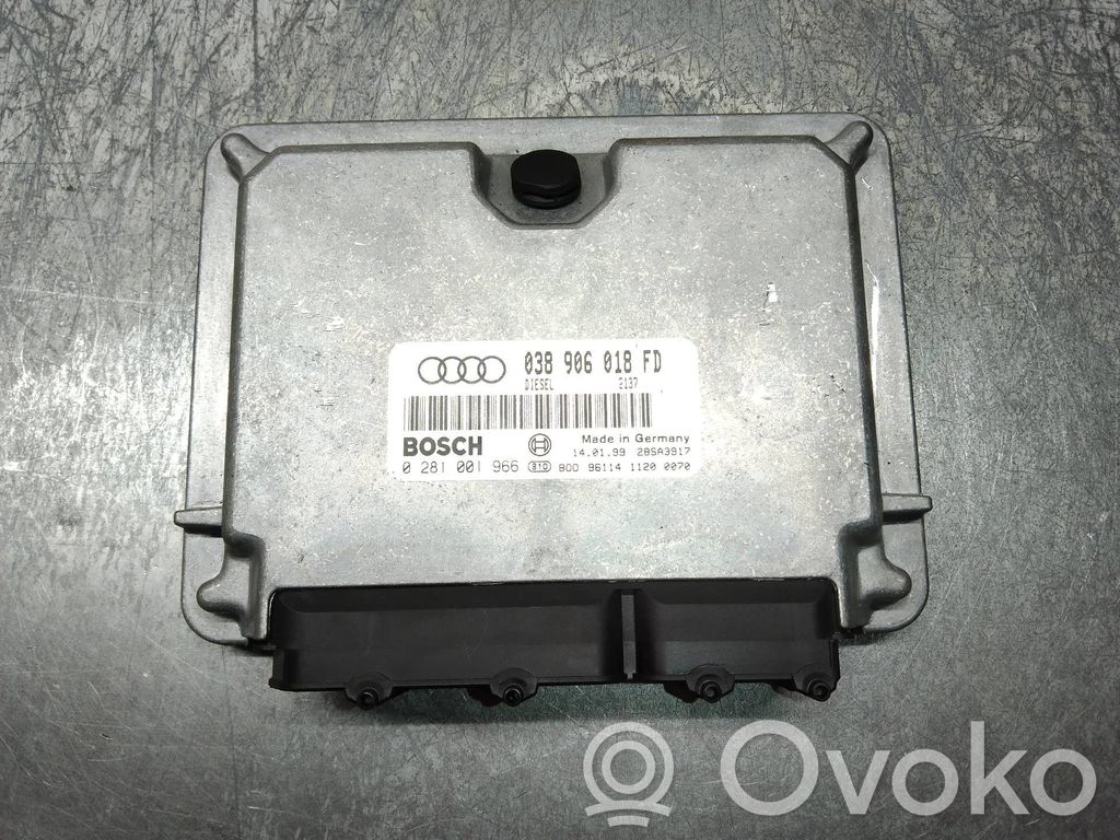 Engine control unit/module   0281001966,038906018FD