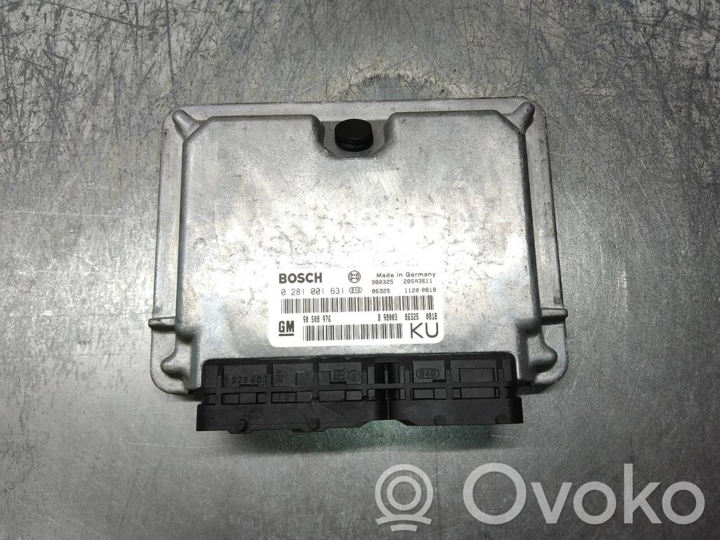 Engine control unit/module   0281001631,90508976,KU