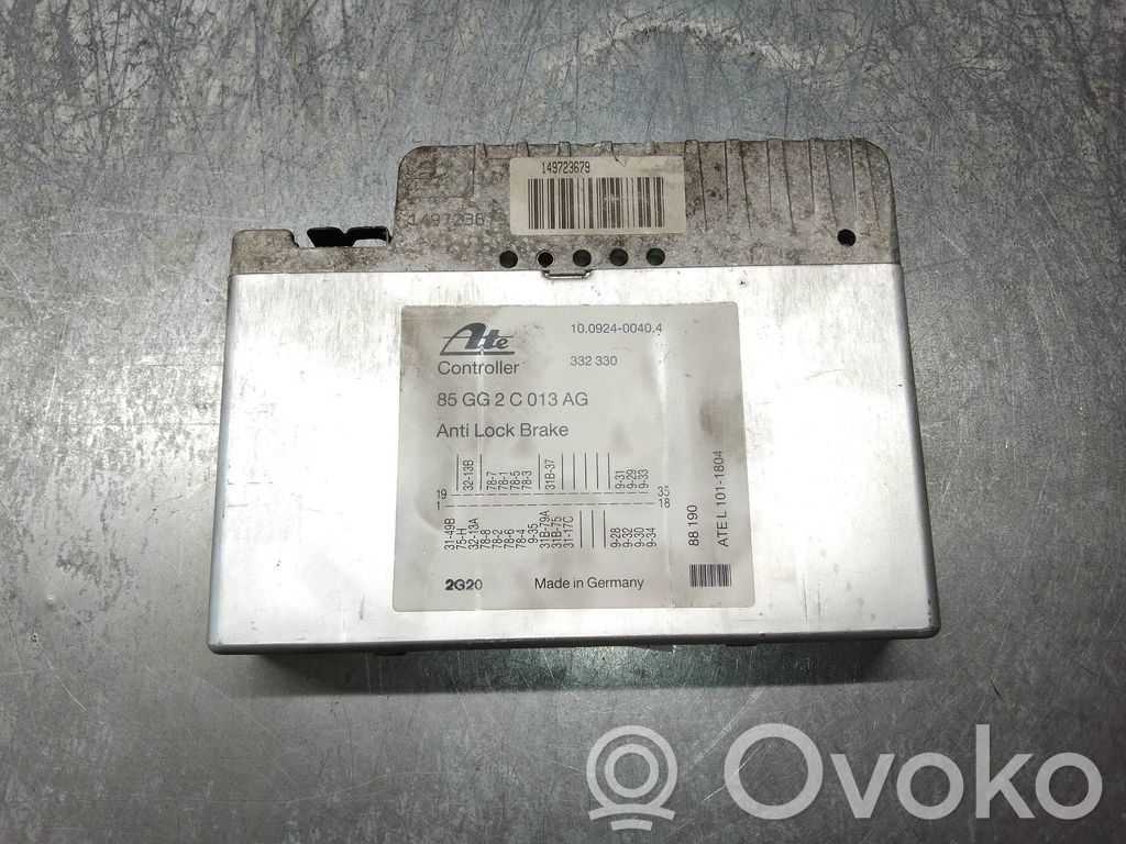 Unidad de control/módulo del ABS   85GG2C013AG,10092400404,332330