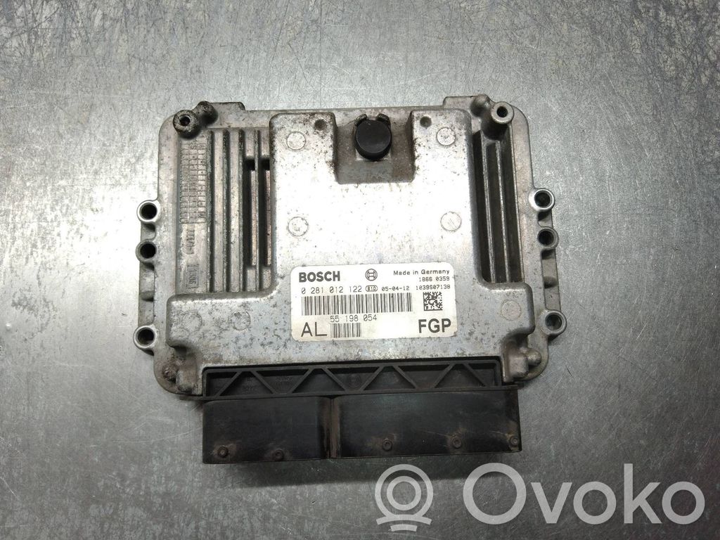Engine control unit/module   0281012122,55198054