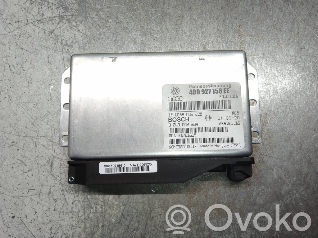 Gearbox control unit/module   0260002804,4D0927156EE,6058006228