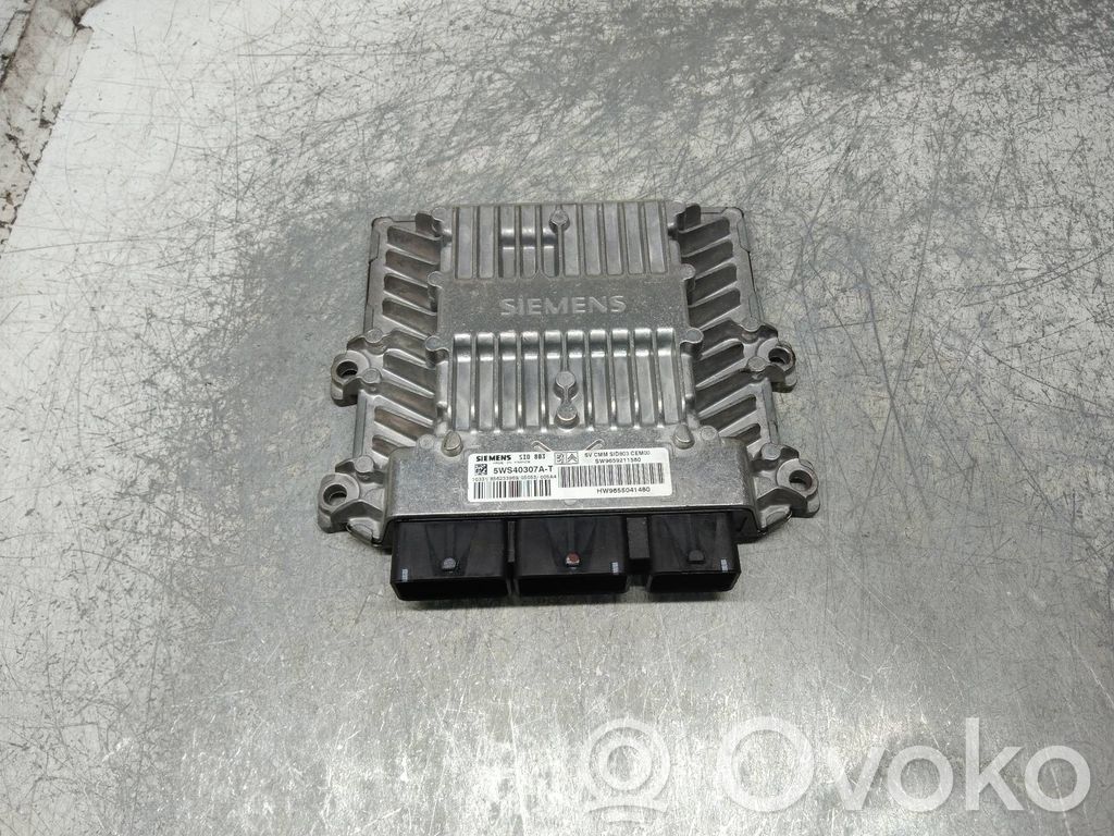 Engine control unit/module   5WS40307AT,SW9659211580,HW9655041480SID803