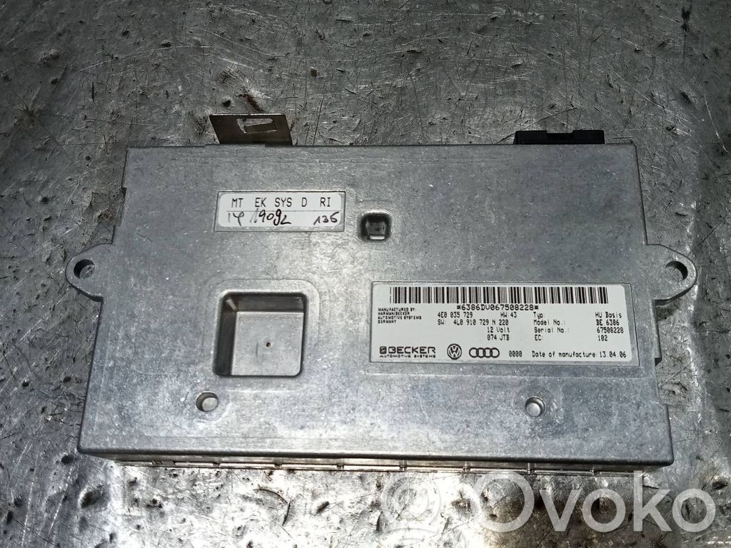 Audi Q7 4L Muut ohjainlaitteet/moduulit 