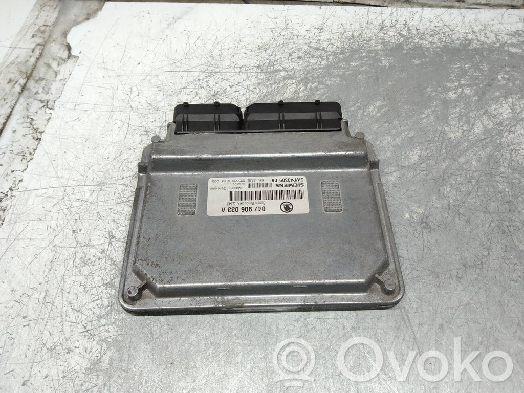 Engine control unit/module   5WP4330906,047906033A,3PASJ43