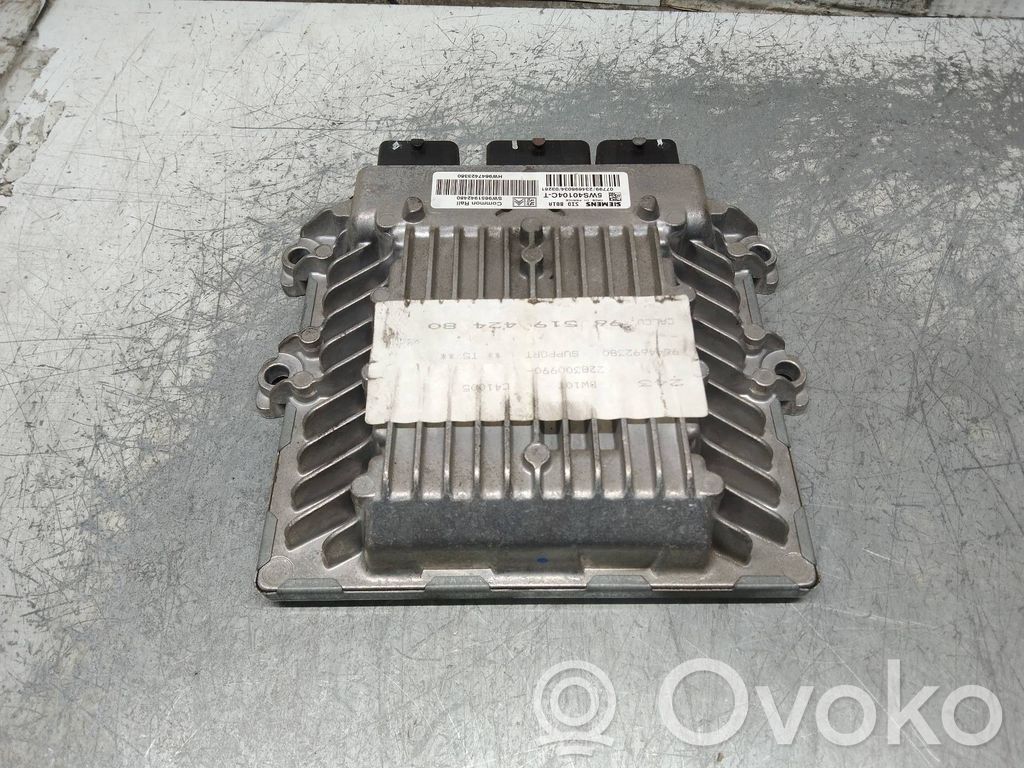Engine control unit/module   5WS40104CT,SW9651942480