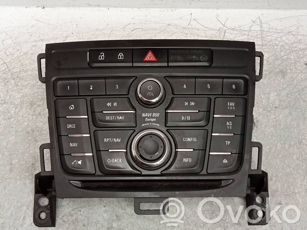 Opel Zafira B Air conditioner control unit module 