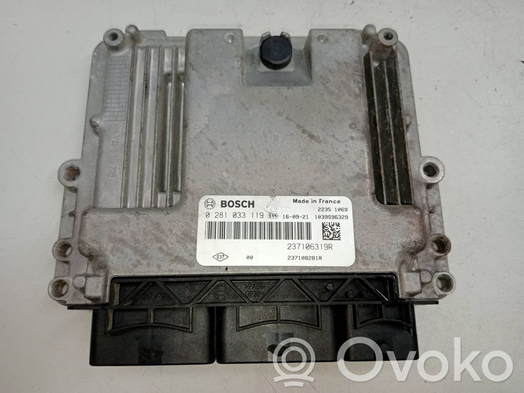 Engine control unit/module   0281033119,237106319R,237108281R