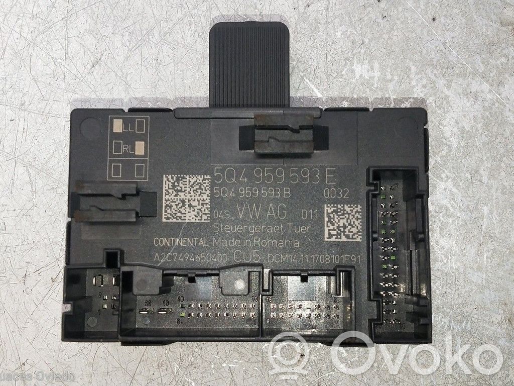 Autres unités de commande / modules   5Q4959593E
