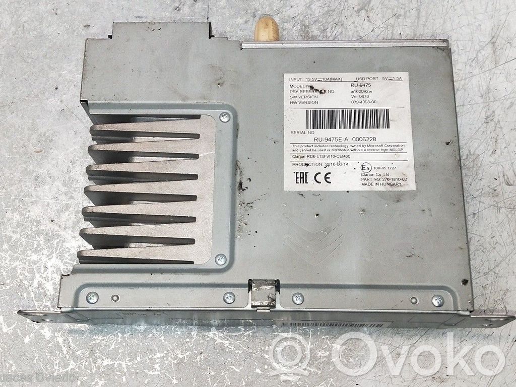 Other control units/modules   9816209280,RU9475