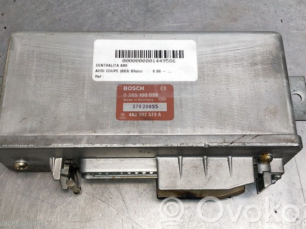ABS control unit/module   0265100056,37020055,4A0907379A