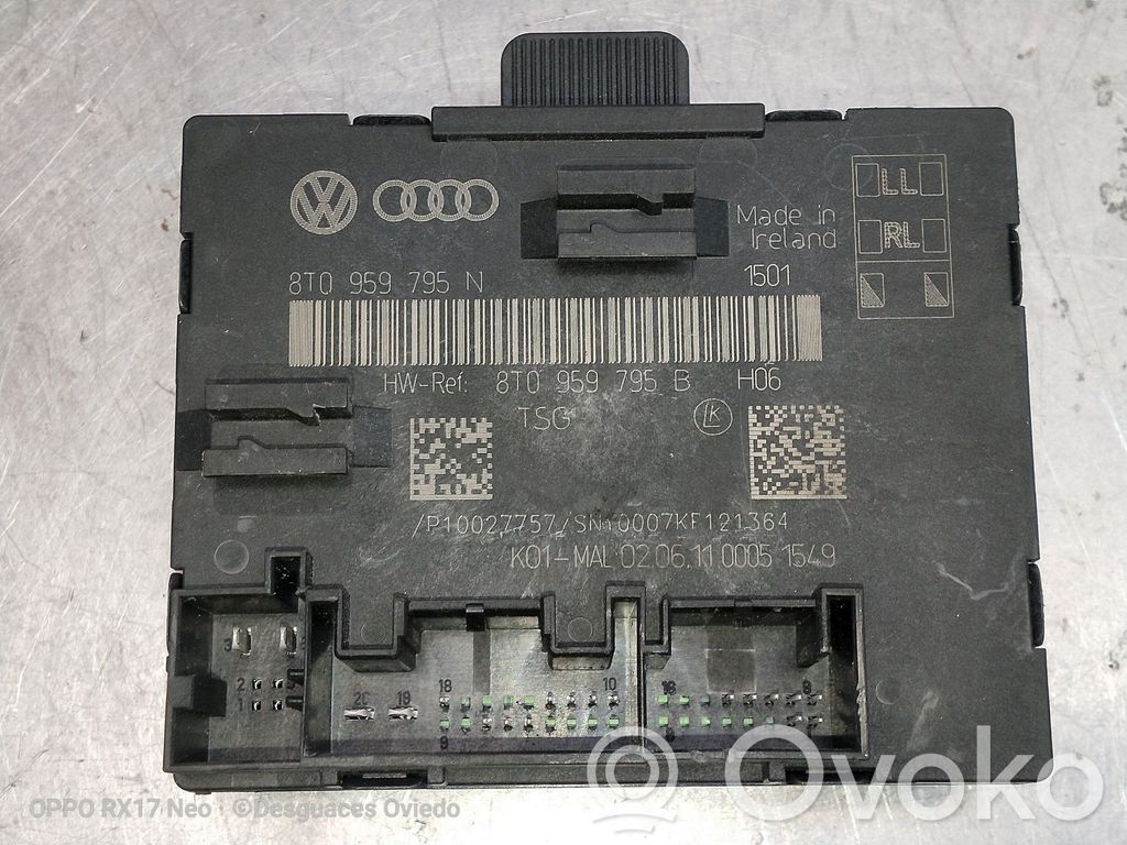 Other control units/modules   8T0959795N
