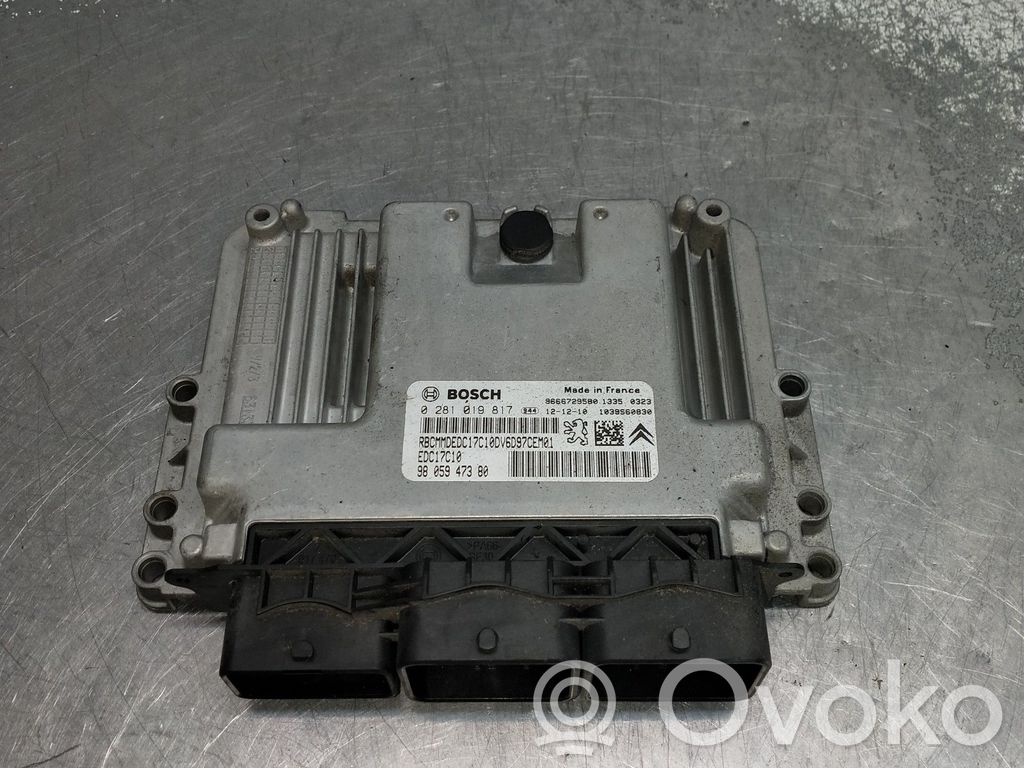 Unidad de control/módulo del motor   0281019817,9666729580