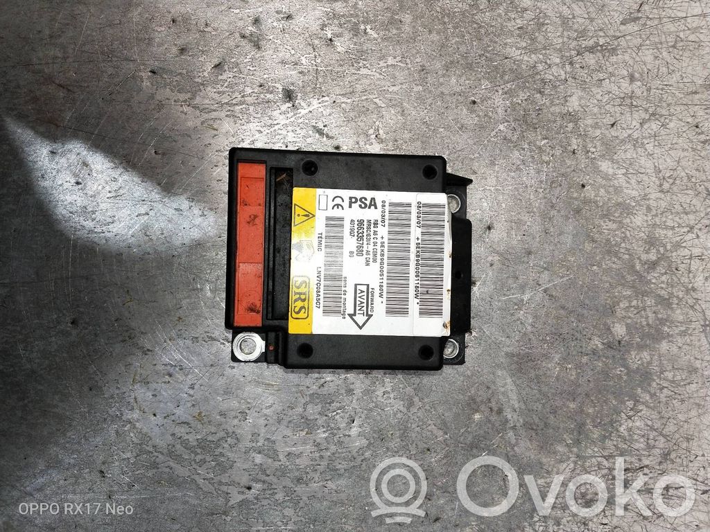Citroen C2 Airbag control unit/module 