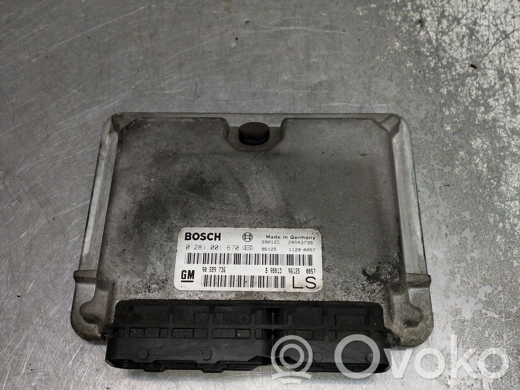 Engine control unit/module   0281001670,28SA3739,90589736