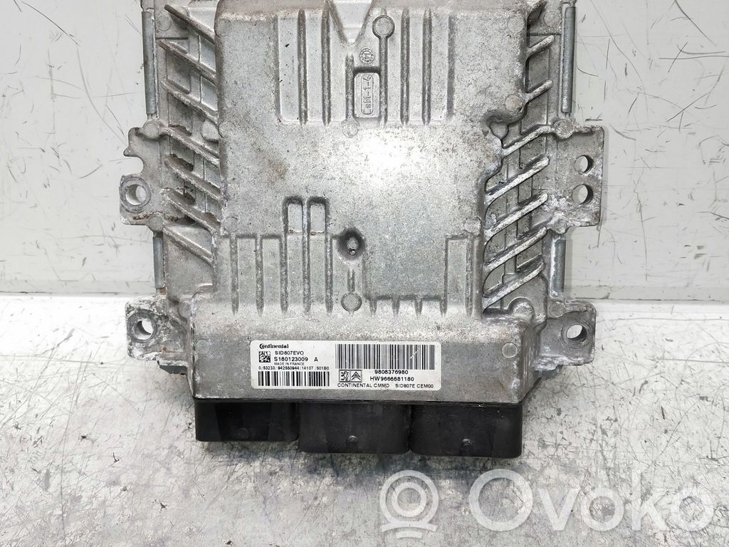 Engine control unit/module   S180123009A,9808376980,HW9666681180