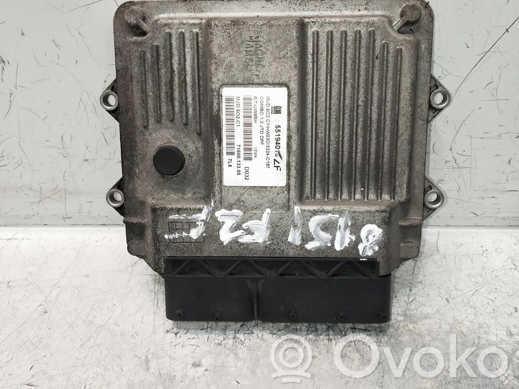 Engine control unit/module   55194018,7160013305,MJD6O2C1