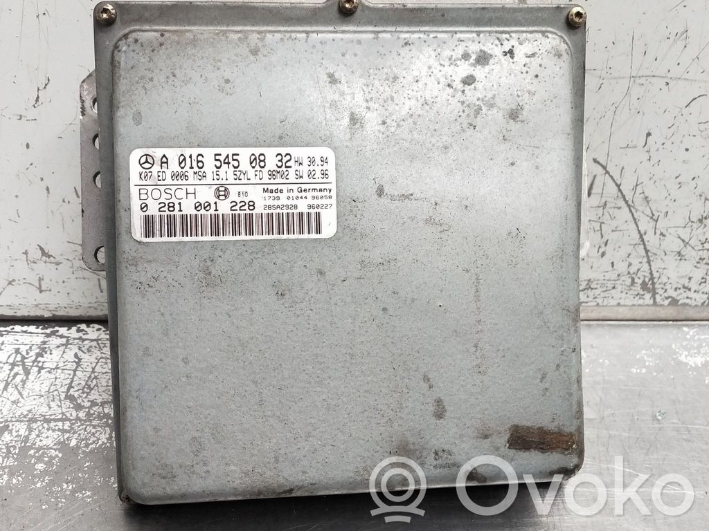 Engine control unit/module   A0165450832,0281001228,28SA2928